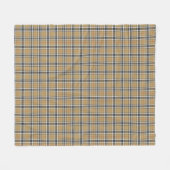 Thomson Camel Tartan Kariertes Muster Familienmode Fleecedecke (Vorderseite (Horizontal))