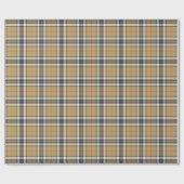Thomson Camel Tartan Kariertes Muster Familienmode Geschenkpapier (Flach)