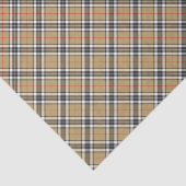 Thomson Camel Tartan Kariertes Muster Familienmode Seidenpapier (Ausschnitt)