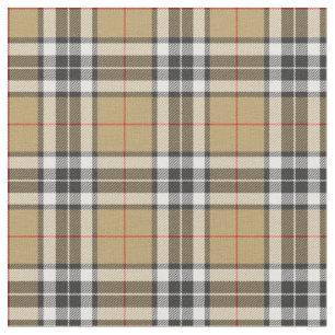 Thomson Camel Tartan Kariertes Muster Familienmode Stoff