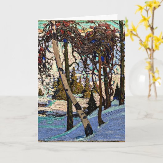 Thomson - Early Snow Karte (Gelbe Blume)