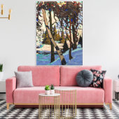 Thomson - Early Snow Leinwanddruck (Insitu (Wohnzimmer))