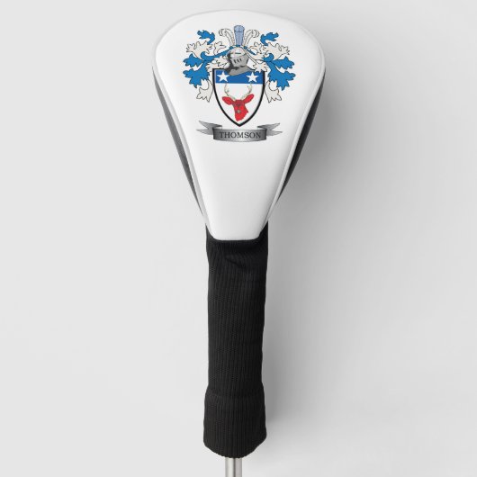 Thomson-Familienwappen-Wappen Golf Headcover (Vorderseite)