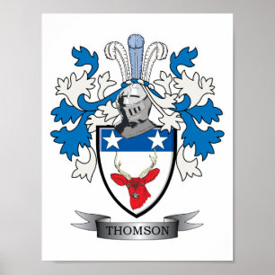 Thomson-Familienwappen-Wappen Poster