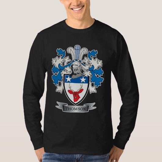 Thomson-Familienwappen-Wappen T-Shirt (Vorderseite)