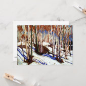 Thomson - Frühling, Kanusee, Karte (Vorderseite/Rückseite Beispiel)