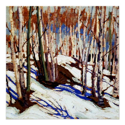 Thomson - Frühling, Kanusee, Poster (Vorderseite)