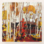 Thomson - HerbstBirches Glasuntersetzer (Vorderseite)