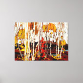 Thomson - HerbstBirches Leinwanddruck (Vorderseite)