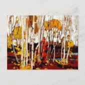 Thomson - HerbstBirches Postkarte (Vorderseite)