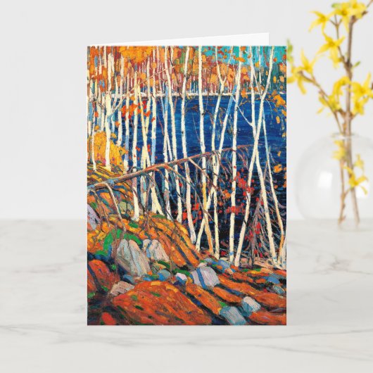 Thomson - In den Northländern, Kunstmalerei Karte (Gelbe Blume)