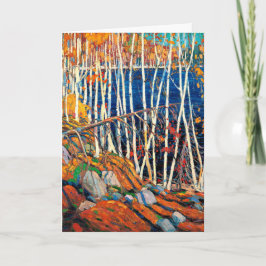 Thomson - In den Northländern, Kunstmalerei Karte