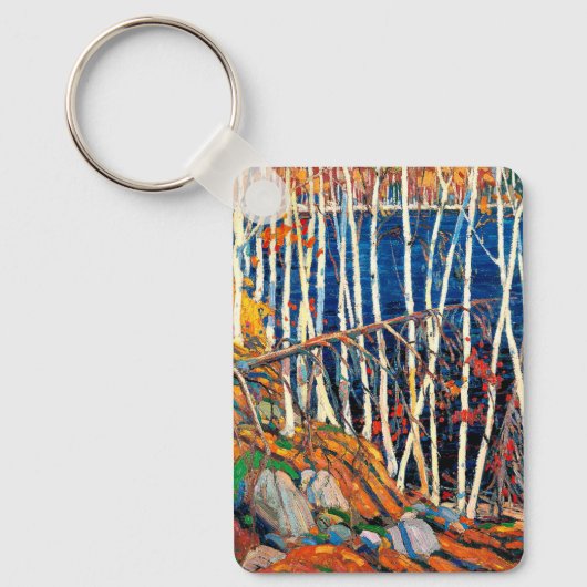 Thomson - In den Northländern, Kunstmalerei Schlüsselanhänger (Vorderseite)