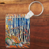 Thomson - In den Northländern, Kunstmalerei Schlüsselanhänger (Rückseite)