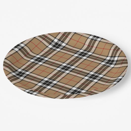 Thomson-Kamel-Papier-Teller Pappteller (Schrägansicht)