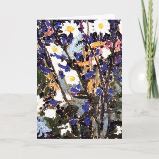 Thomson - Kanadische Wildblumen Karte (Vorderseite)