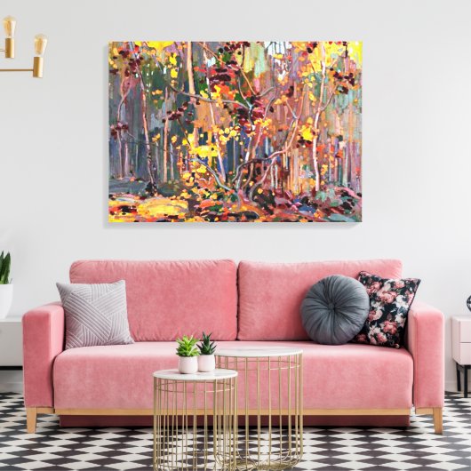 Thomson - Maple Saplings Leinwanddruck (Insitu (Wohnzimmer))