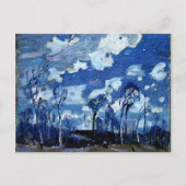 Thomson - Nocturne, die Birches Postkarte (Vorderseite)