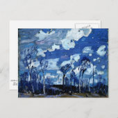 Thomson - Nocturne, The Birches Postkarte (Vorne/Hinten)