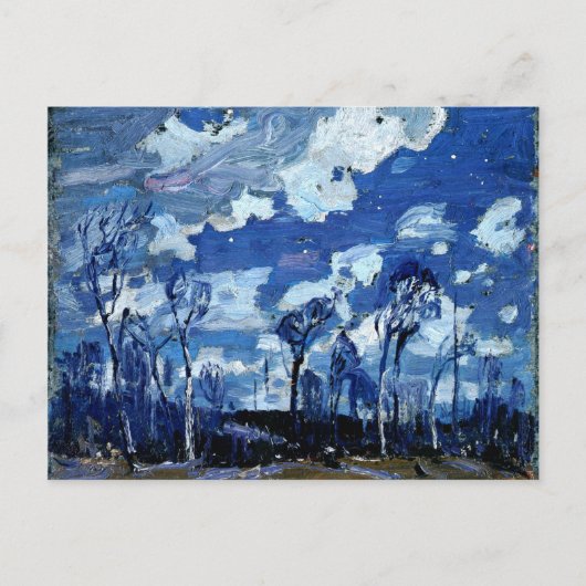 Thomson - Nocturne, The Birches Postkarte (Vorderseite)