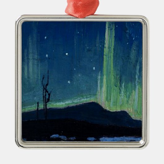 Thomson - Northern Lights Silbernes Ornament (Vorne)