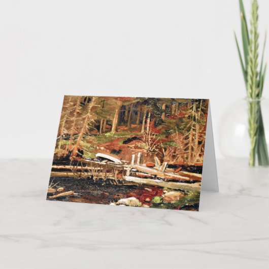 Thomson - Old Lumber Dam, Algonquin Park Karte (Vorderseite)