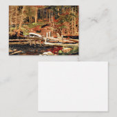 Thomson - Old Lumber Dam, Algonquin Park Mitteilungskarte (Vorne/Hinten)