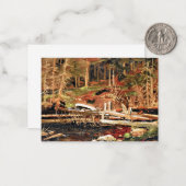 Thomson - Old Lumber Dam, Algonquin Park Mitteilungskarte (Vorderseite/Rückseite Beispiel)