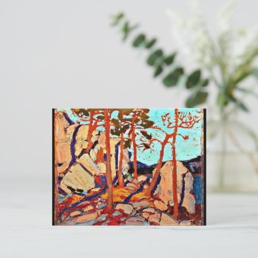 Thomson - Pine Cleft Rocks Postkarte (Stehend Vorderseite)