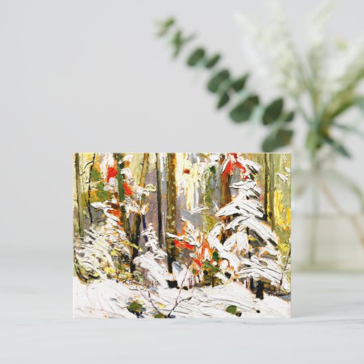 Thomson - Räume, Winter Postkarte (Stehend Vorderseite)