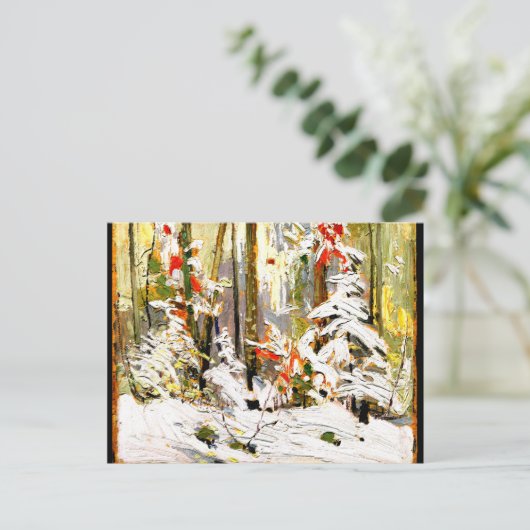 Thomson - Räume, Winter Postkarte (Stehend Vorderseite)