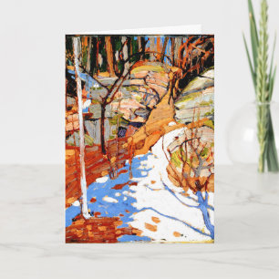 Thomson - Schnee und Felsen, Kunst Karte