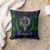 Thomson Scottish Clan Tartan & Crest Kissen (Decke)