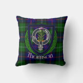 Thomson Scottish Clan Tartan & Crest Kissen (Rückseite)