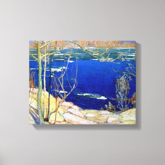 Thomson - Spring Ice, fein, populär, Leinwanddruck (Vorderseite)