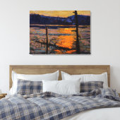Thomson - Sunset, Kanusee Leinwanddruck (Insitu (Schlafzimmer))