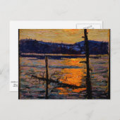 Thomson - Sunset, Kanusee Postkarte (Vorne/Hinten)