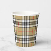 Thomson Tartan Scottish Kariert Pattern Paper Cups Pappbecher (Rechts)