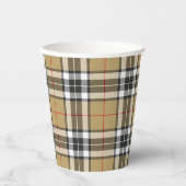 Thomson Tartan Scottish Kariert Pattern Paper Cups Pappbecher (Vorderseite)