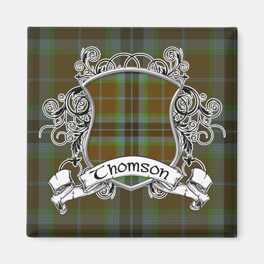 Thomson Tartan Shield Magnet (Vorne)