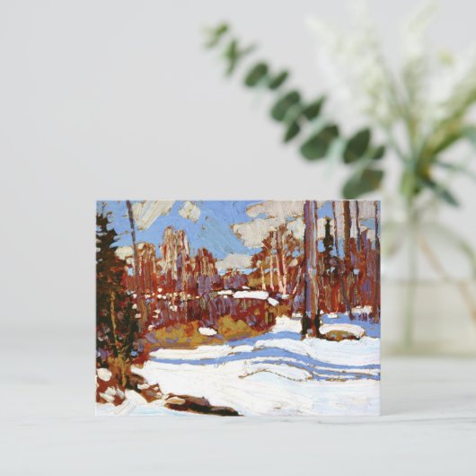 Thomson - Wälder im Winter Postkarte (Stehend Vorderseite)