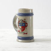 Thomson-Wappen Stein - Familienwappen Bierglas (Vorderseite Links)