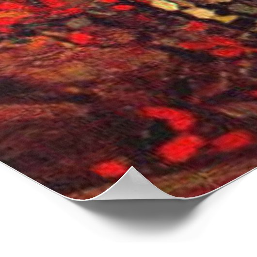 Thomson - Wasserfall im Wald Poster (Ecke)