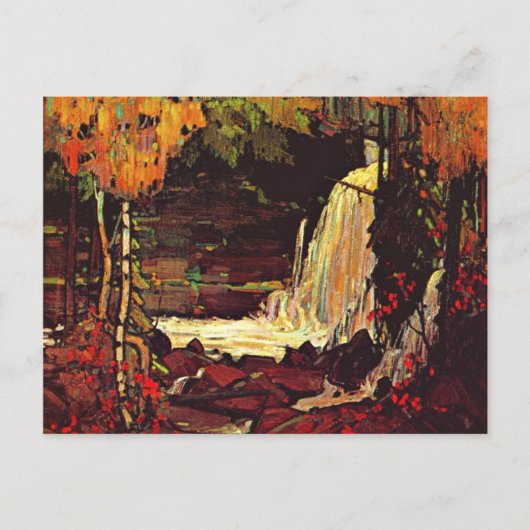 Thomson - Wasserfall im Wald Postkarte (Vorderseite)