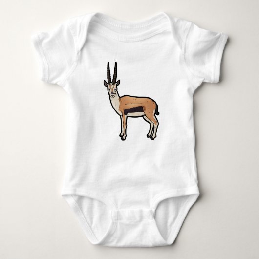 Thomsons Gazelle Baby Strampler (Vorderseite)