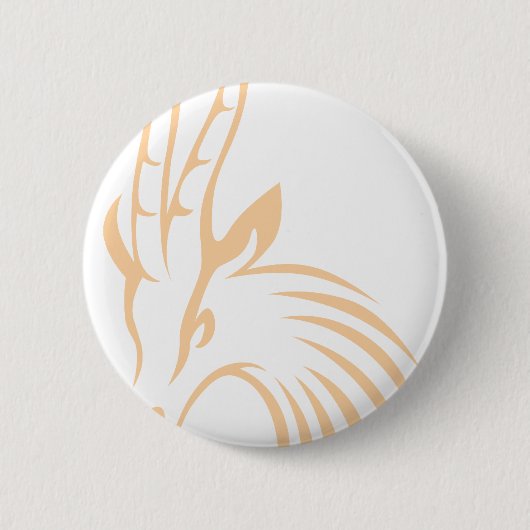 Thomsons Gazelle im Swish, der Art zeichnet Button (Vorderseite)