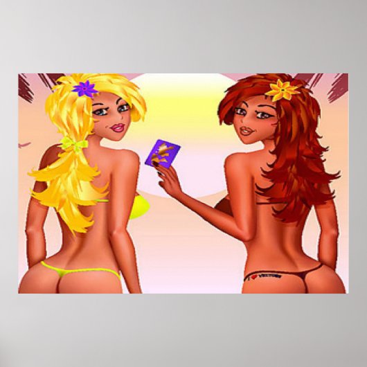 Thong Bikini Girls Poster (Vorne)