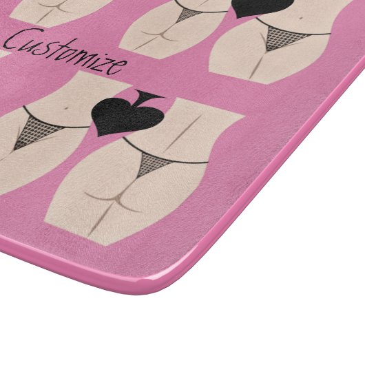 Thong Panty Spade Thunder_Cove Schneidebrett (Ecke)