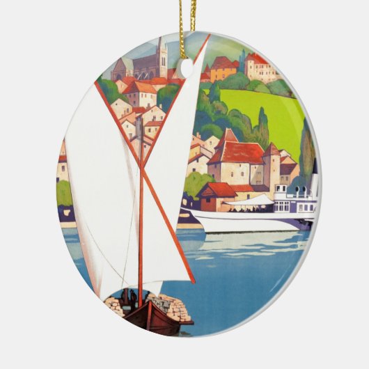 Thonon Les Bains Französisch Reisen Europa Keramikornament (Links)