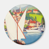 Thonon Les Bains Französisch Reisen Europa Magnet (Vorne)